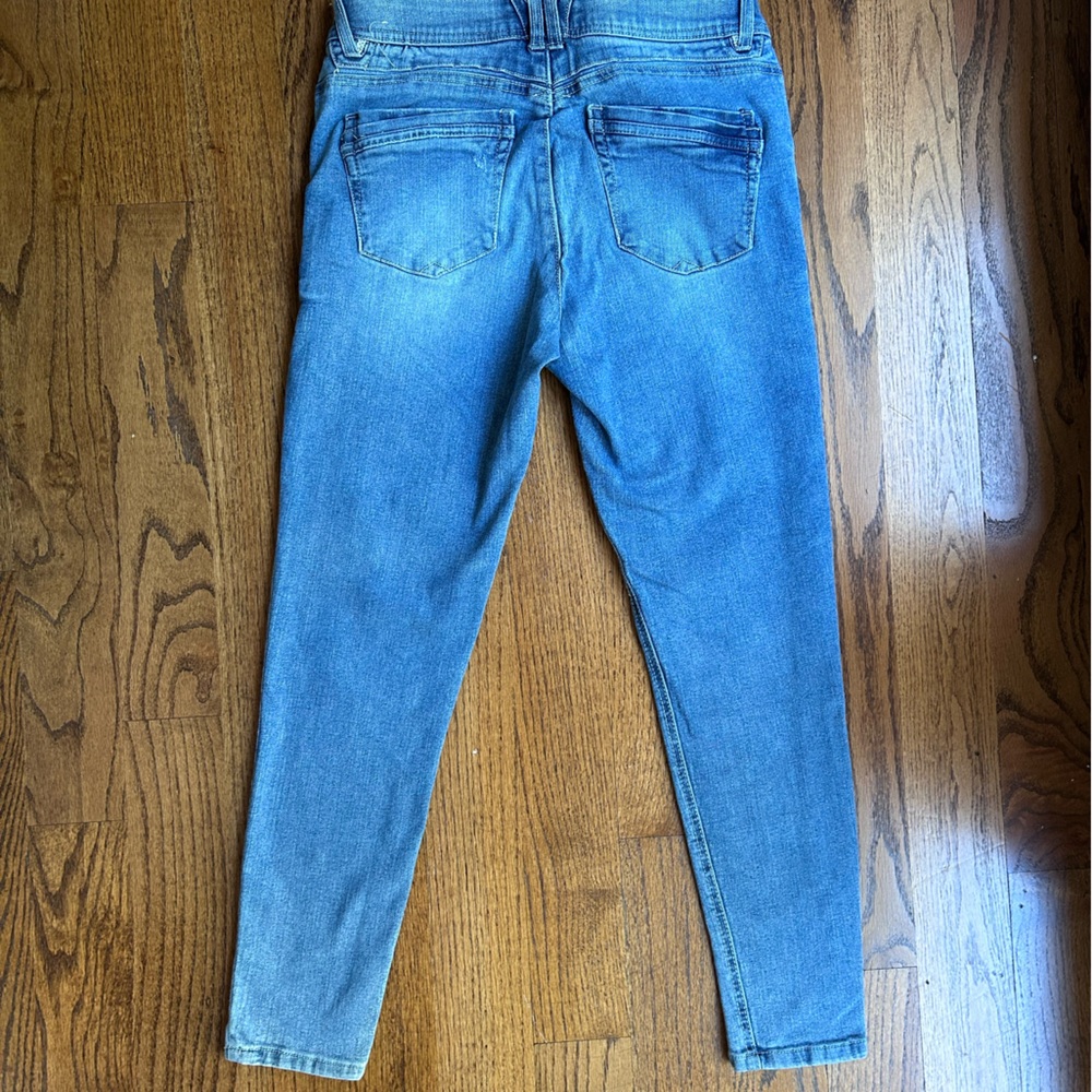 DEMOCRACY JEANS AB
TECHNOLOGY WOMEN'S SKINNY DISTRESSED DENIM PANTS SIZE 6 - Picture 6 of 10